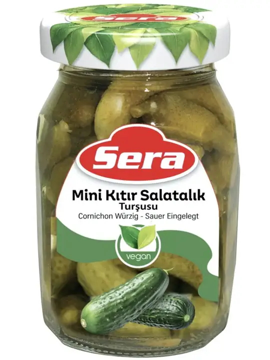 Mini Crunchy Cornichon Pickles 350ml