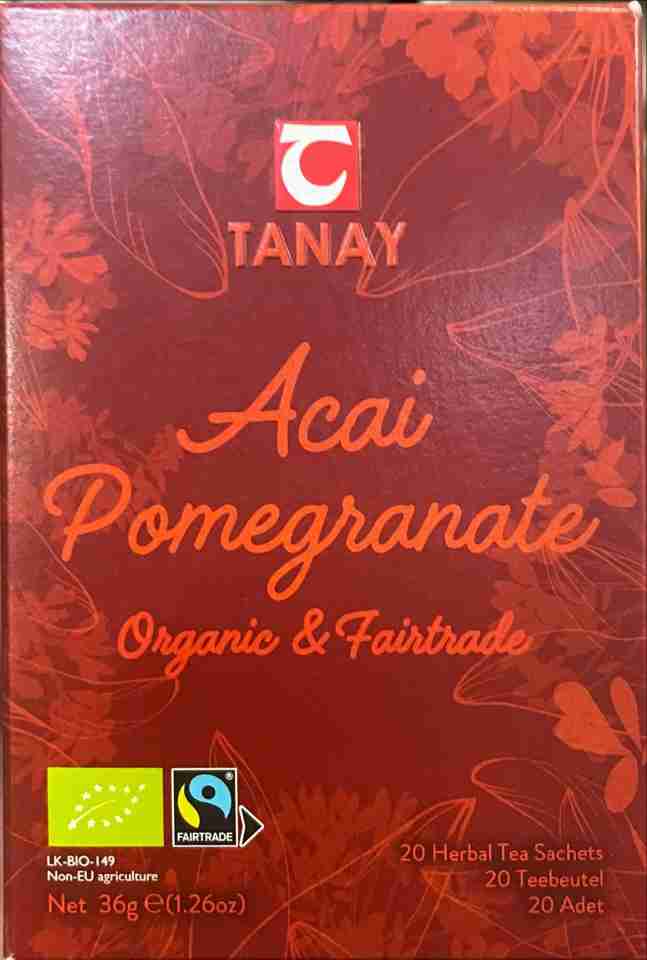 Acai Pomegranate Herbal Tea (Organic) - 20 Tea Sachets