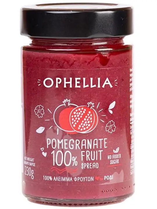 Pomegranate Jam (No Added Sugar, 100% Fruit) 230g