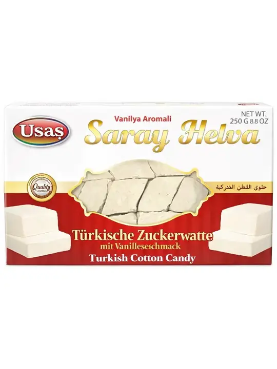 Saray Halva (Turkish Cotton Candy) - Vanilla Flavoured 250g