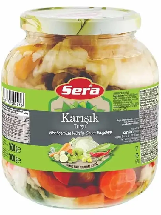 Pickled Mixed Vegetables in Brine 1700ml
