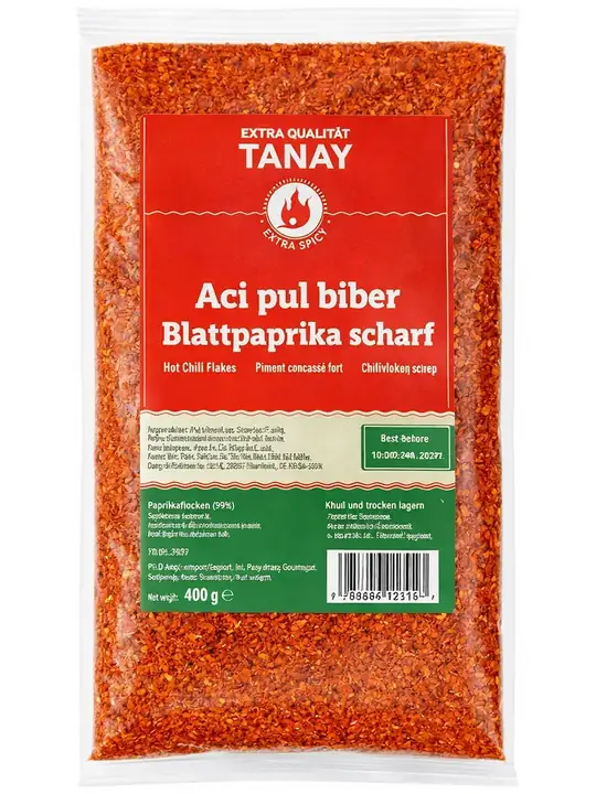 Flaked Red Pepper (Extra Hot) 400g