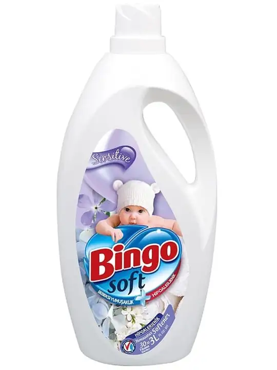 Bingo Soft Fabric Softener (Baby Sensitive - Hypoallergenic) 3L