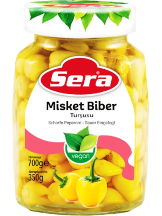 Spicy Round Feferoni Peppers 350ml