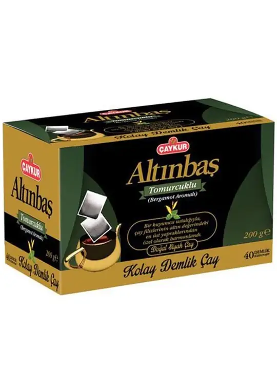 Altinbas EarlGrey Natural Black Tea (40 Teapot Bags)