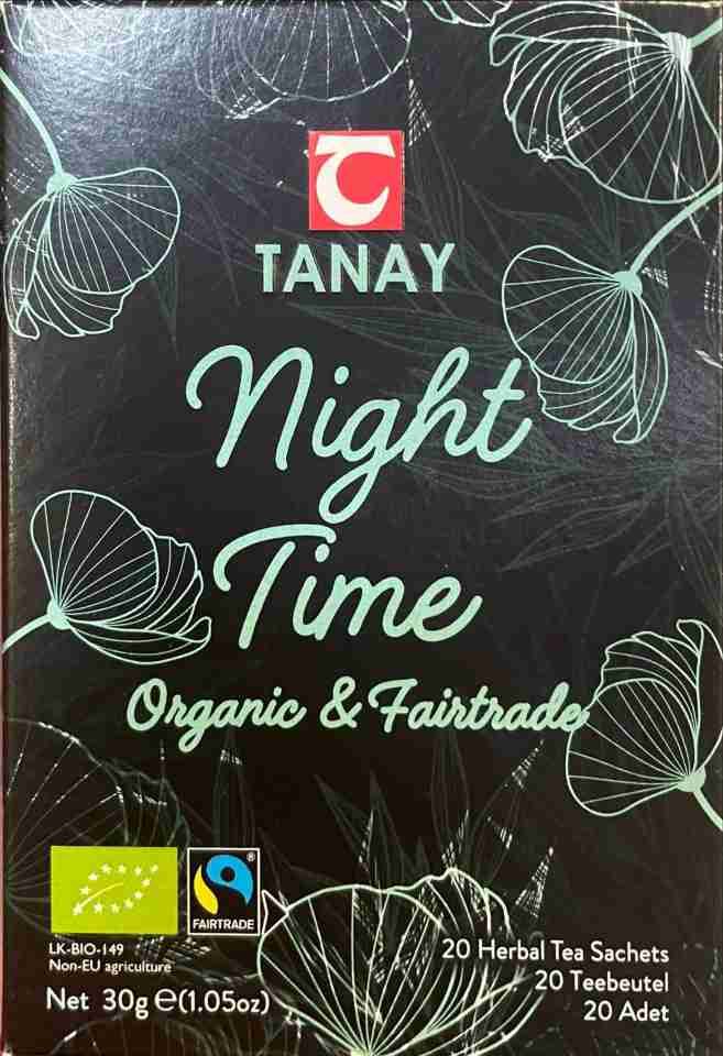 Night Time Herbal Tea (Organic) - 20 Tea Sachets