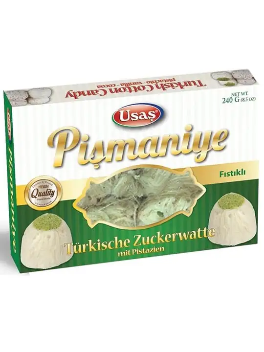 Pişmaniye with Pistachio Flavor 240g