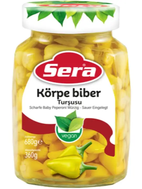Pickled Hot Baby Peppers (Feferoni) 720ml