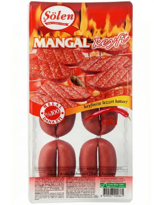 Sölen Mangal Keyfi Sucuk Pølse 100% Oksekød 1kg