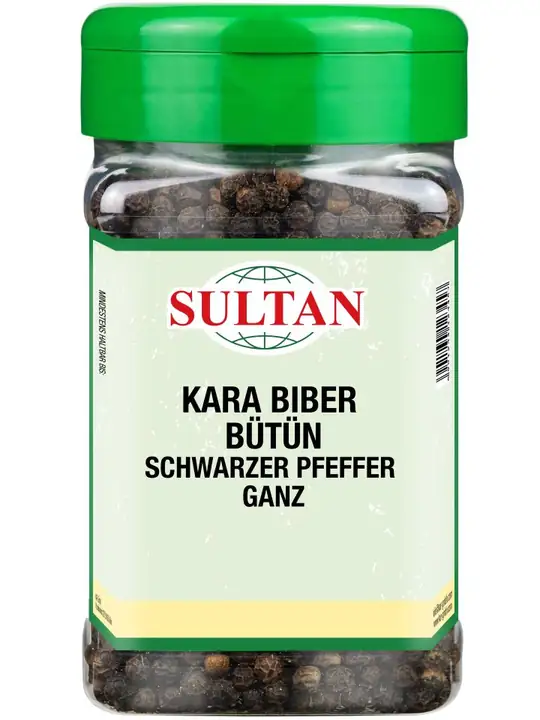 Sort peber, hel 150g