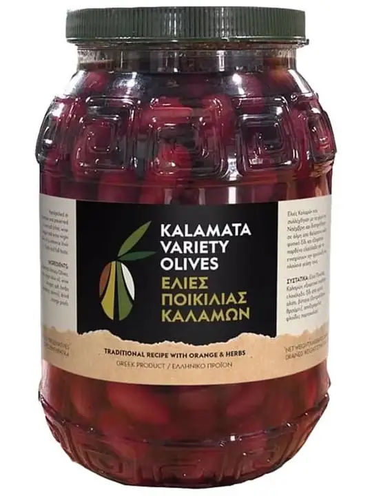 Græske Kalamata Oliven Jumbo - 3kg