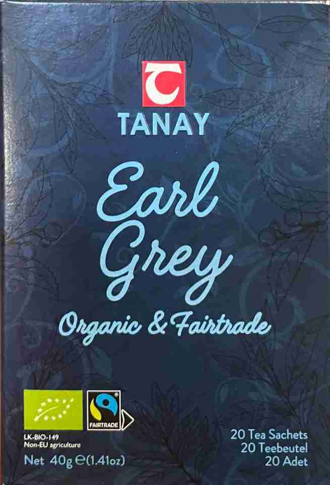 Earl Grey Black Tea (Organic) - 20 Tea Sachets