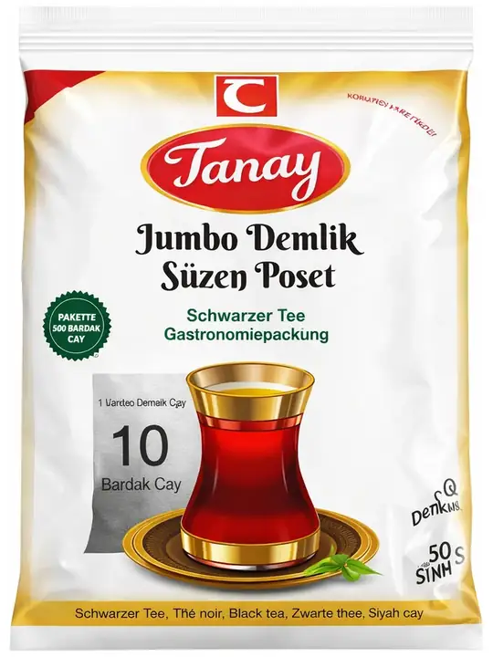 Jumbo Teapot Filter Black Tea Bags (50 Teapot Bags)