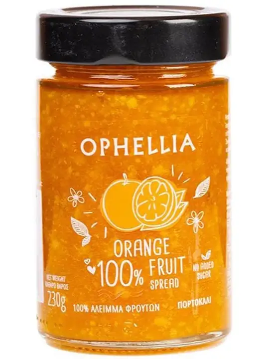 Orange Jam (No Added Sugar, 100% Fruit) 230g