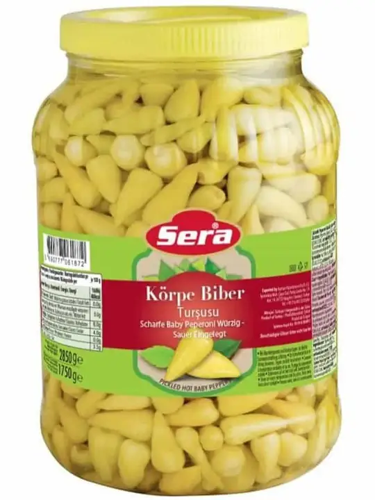 Spicy Pickled Baby Peppers (Feferoni) 3000ml
