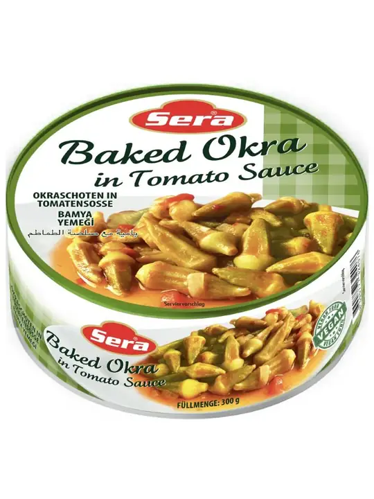 Ovnstegt Okra i Olivenolie 320g