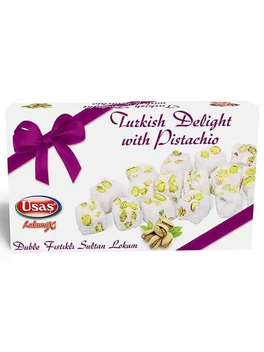 Turkish Delight - Double Pistachio Sultan Delight 350g