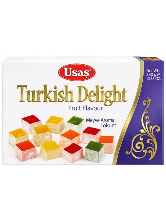 Turkish Delight with Fruit Flavours 350g