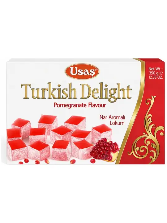 Turkish Delight with Pomegranate Flavours 350g