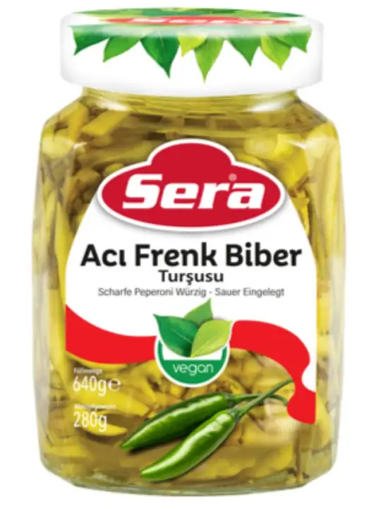 Pickled Hot Peppers in Brine 720ml