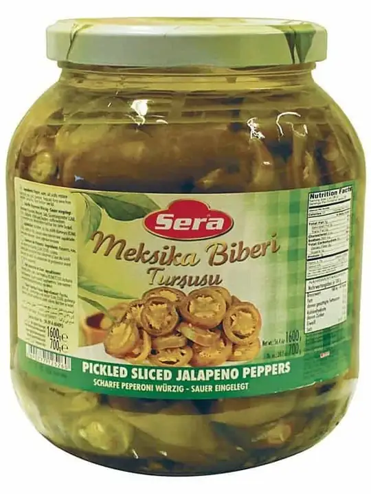 Pickled Hot Sliced Jalapeno Peppers 1700ml