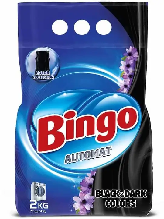 Bingo Laundry Detergent for Black & Dark Clothes (Color Protection) - 2kg