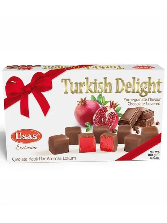 Turkish Delight - Chocolate Covered Pomegranate Flavored 300g