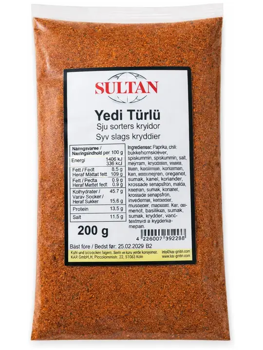 Seven Spice Blend 200g
