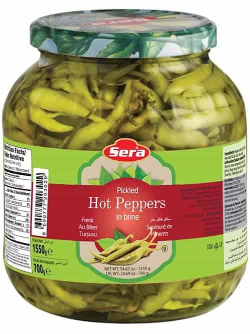 Pickled Hot Peppers in Brine 1700ml