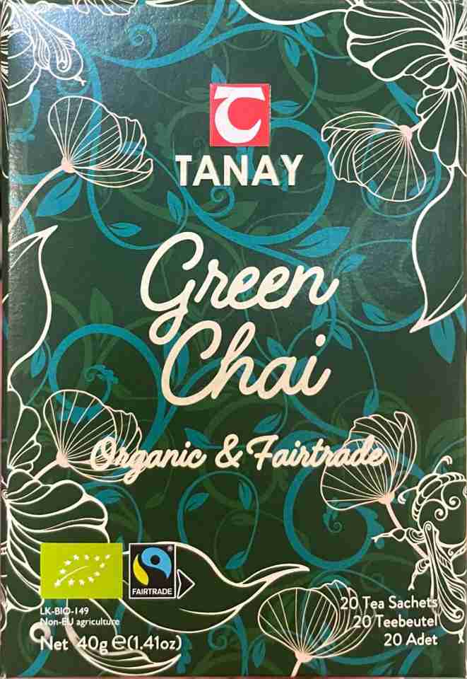 Green Chai Tea (Organic) - 20 Tea Sachets