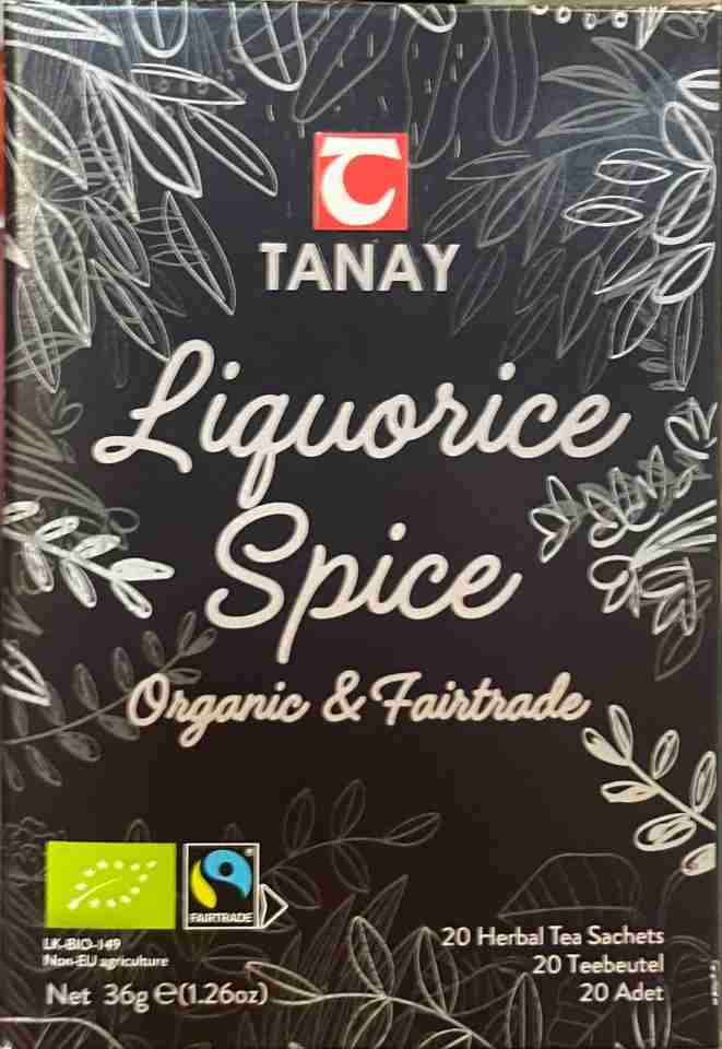 Liquorice Spice Herbal Tea (Organic) - 20 Tea Sachets