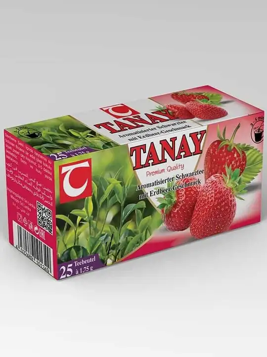 Tanay - Strawberry Flavored Black Tea (25 Tea Bags)