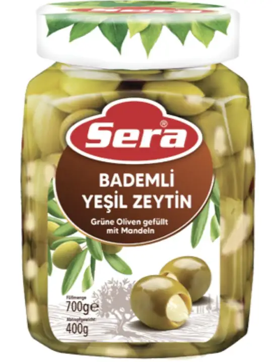 Green Olives with Almonds 720ml