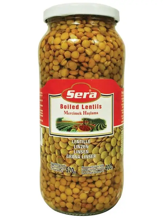 Boiled Green Lentils 580ml